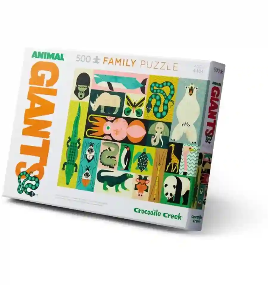 Crocodile Creek - Giant animals, 500 -piece puzzle