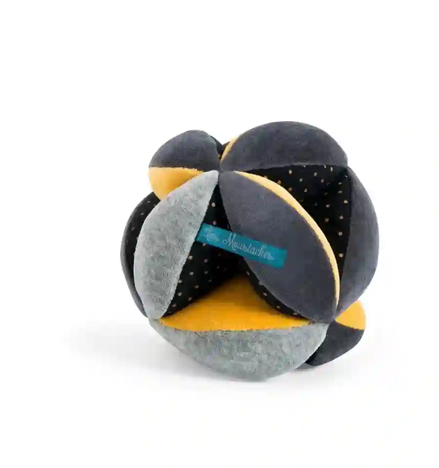 Moulin Roty - Pelota sensorial de tela - Les Moustaches