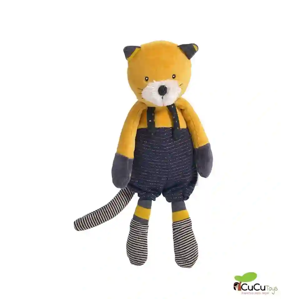 Moulin Roty - Muñeco gato Lulu - Les Moustaches