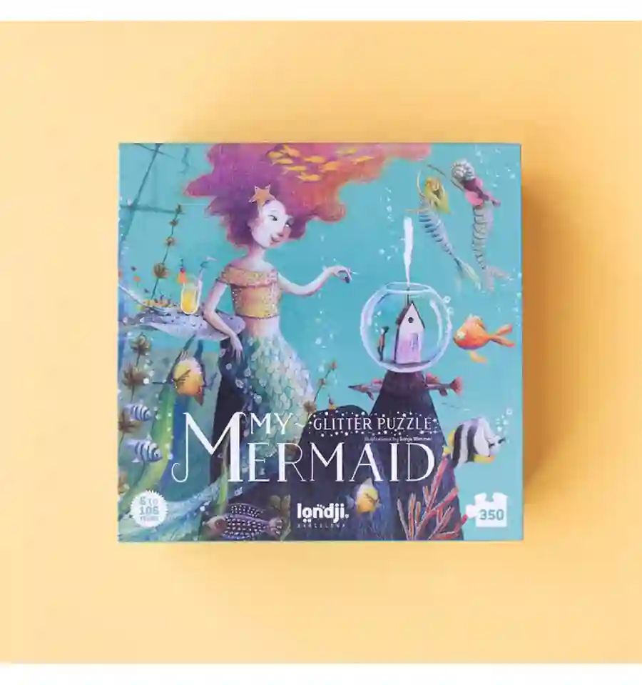 Londji - My Mermaid, Puzzle brillante de 350 piezas