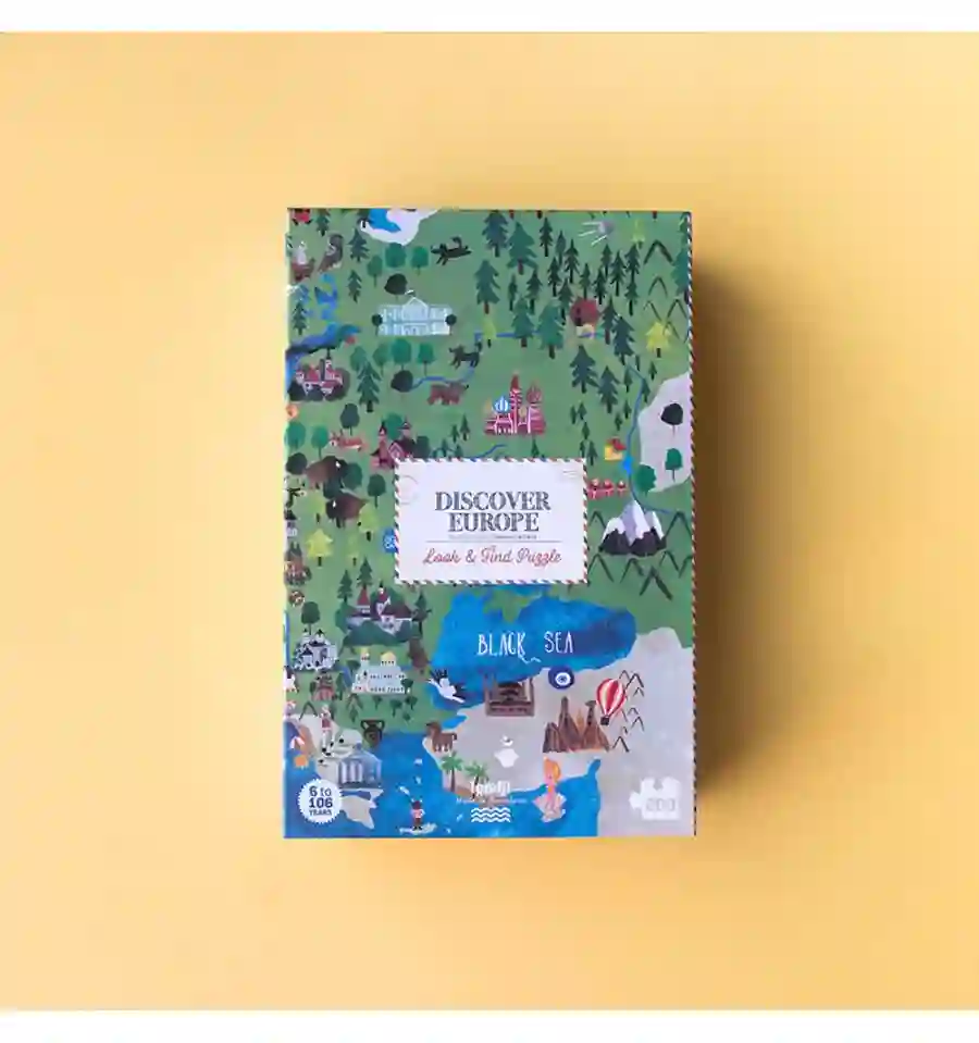 Londji - Discover Europe, Puzzle observation of 200 pieces