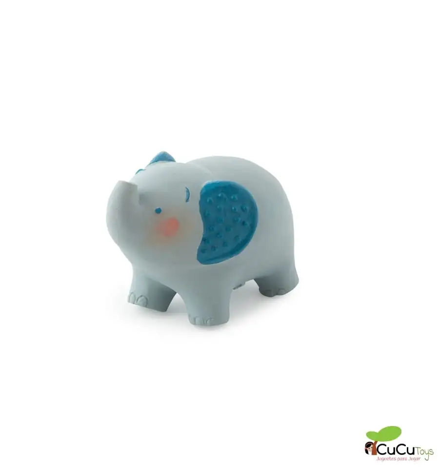 Moulin Roty - Elefante de caucho natural - Bajo mi Baobab