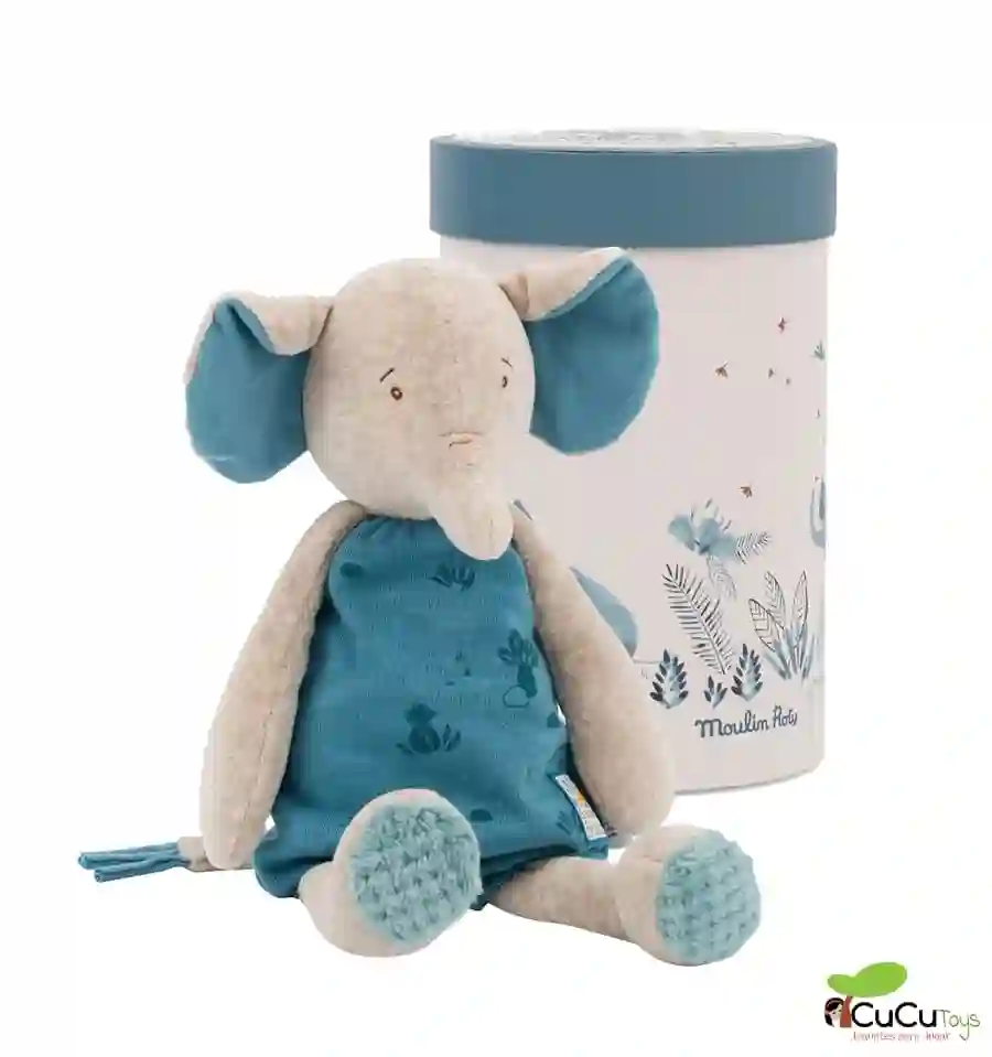 Moulin Roty - Muñeco elefante Bergamote - Bajo mi Baobab