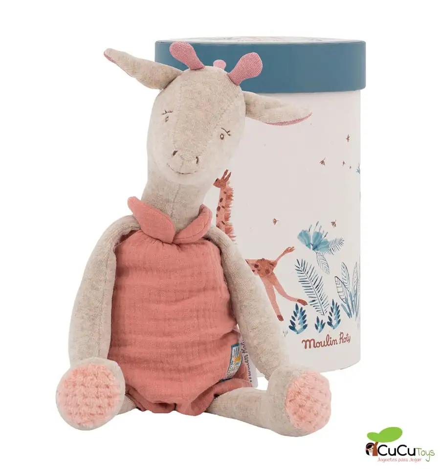 Moulin Roty - Muñeco jirafa Bibiscus - Bajo mi Baobab