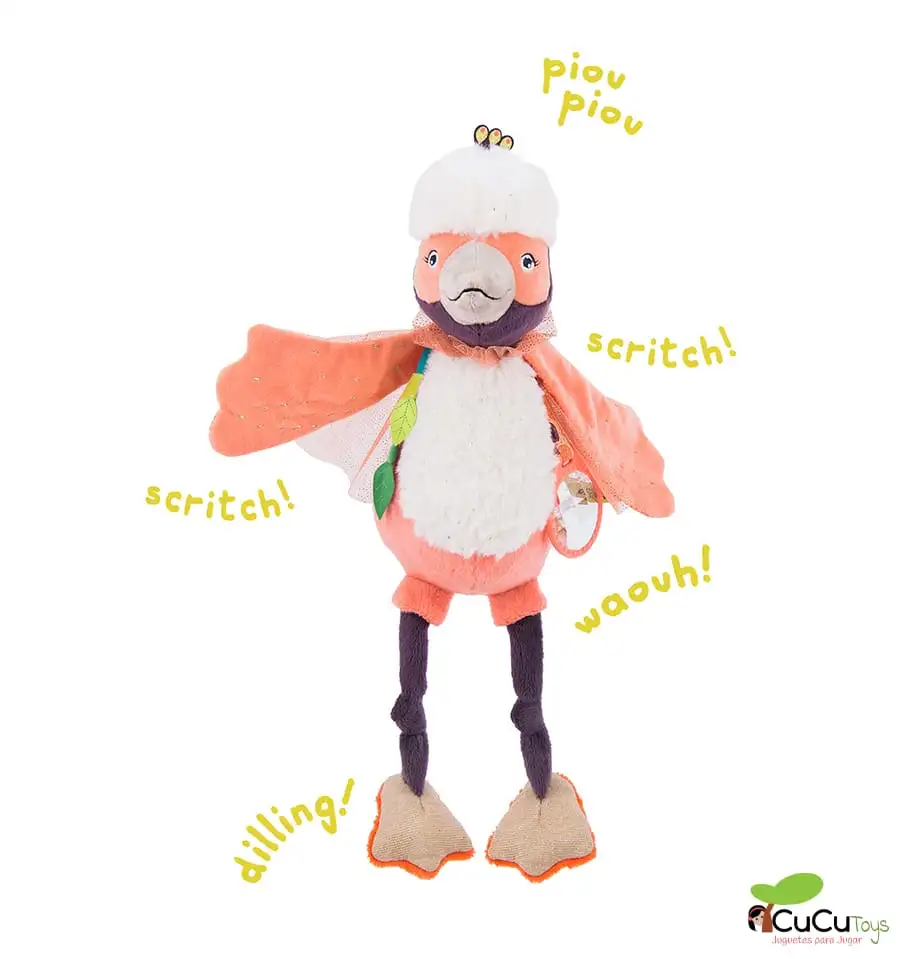 Moulin Roty - Paloma, pájaro  de actividades - En la Jungla