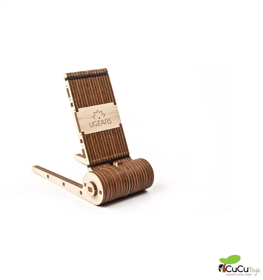 UGears - Soporte para móviles, kit de madera 3D