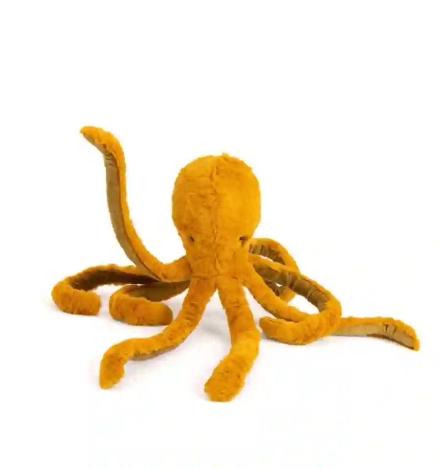 Moulin Roty - Pulpo pequeño de peluche - Alrededor del Mundo