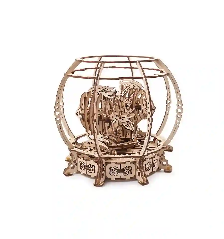 UGears - Acuario mecánico, kit de madera 3D