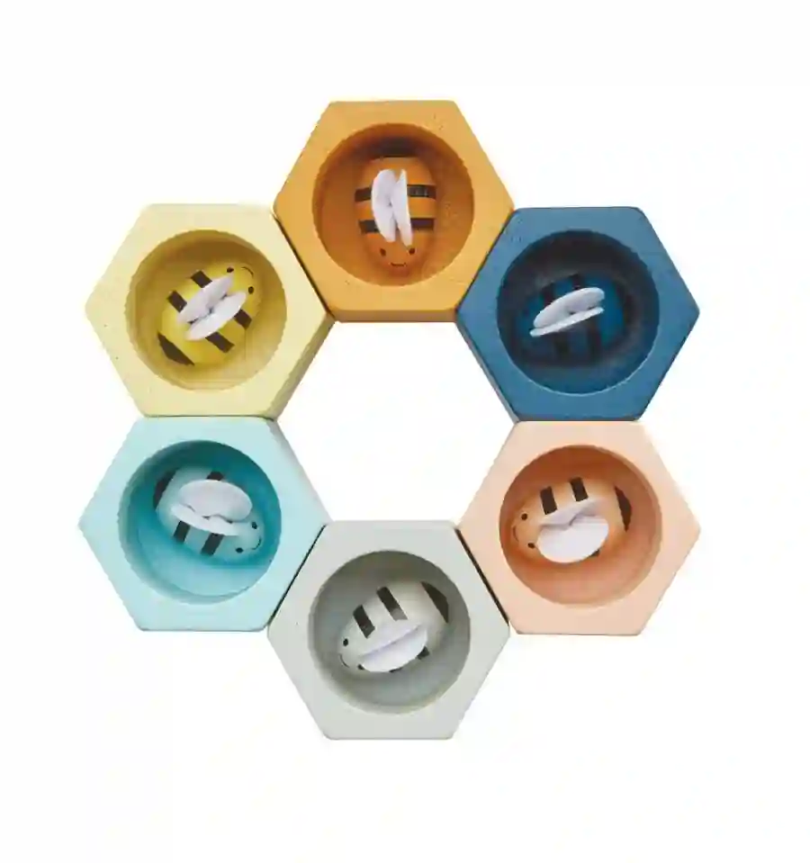 Plantoys - Colmena de abejas de madera, modelo Orchard