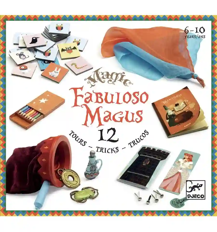 Djeco - Fabuloso Magus, 20 trucos de magia