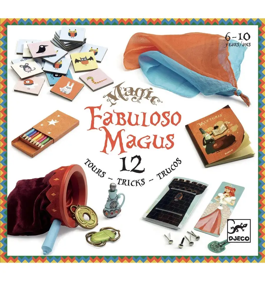 Djeco - Fabuloso Magus, 20 trucos de magia