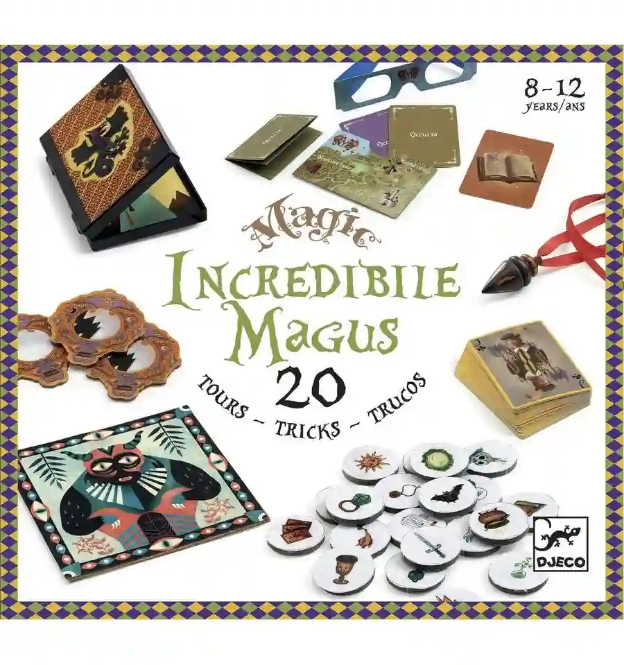 Djeco - Incredibile Magus, 20 trucos de magia