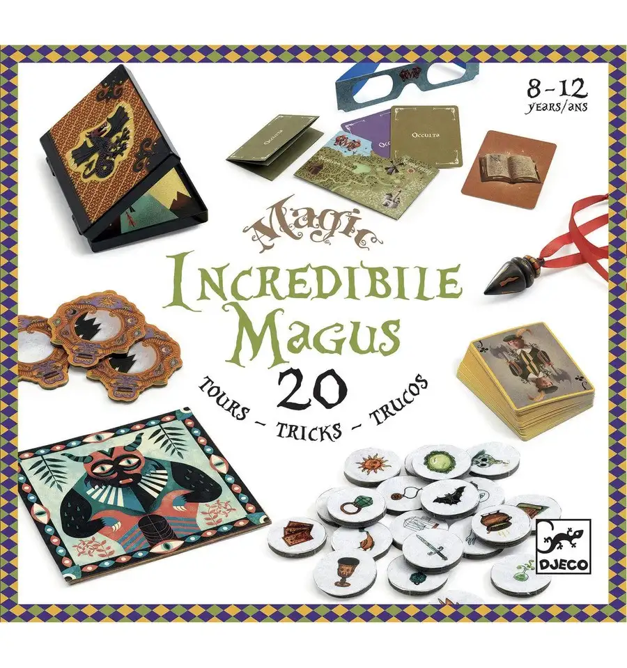 Djeco - Incredibile Magus, 20 trucos de magia