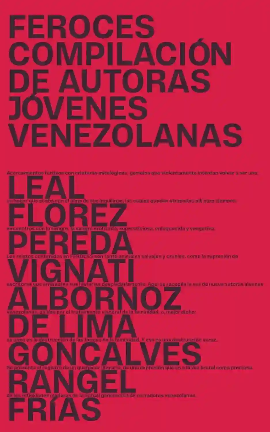 FEROCES: Compilation of young Venezuelan authors