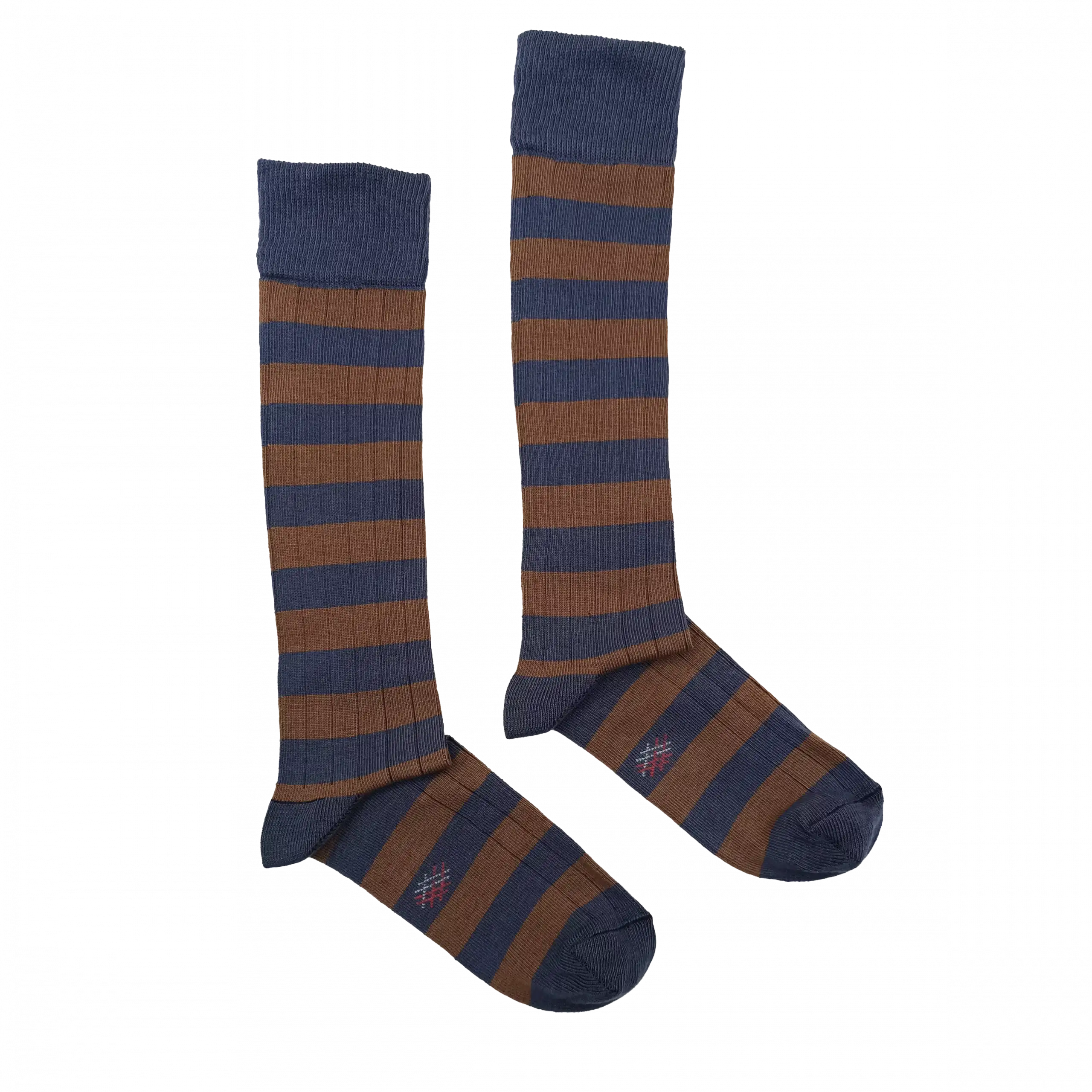 Misscalcetin Kids Brown-Stone stripes