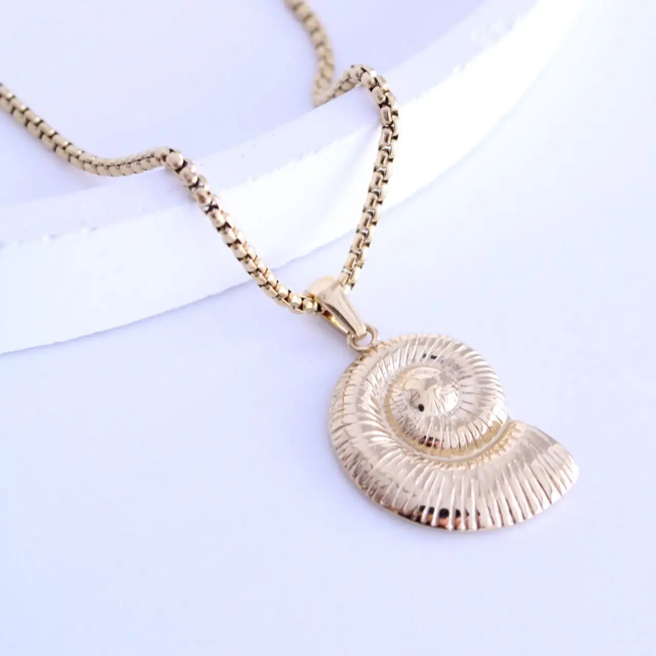 Collar Caracola Dorado - Imagen 2