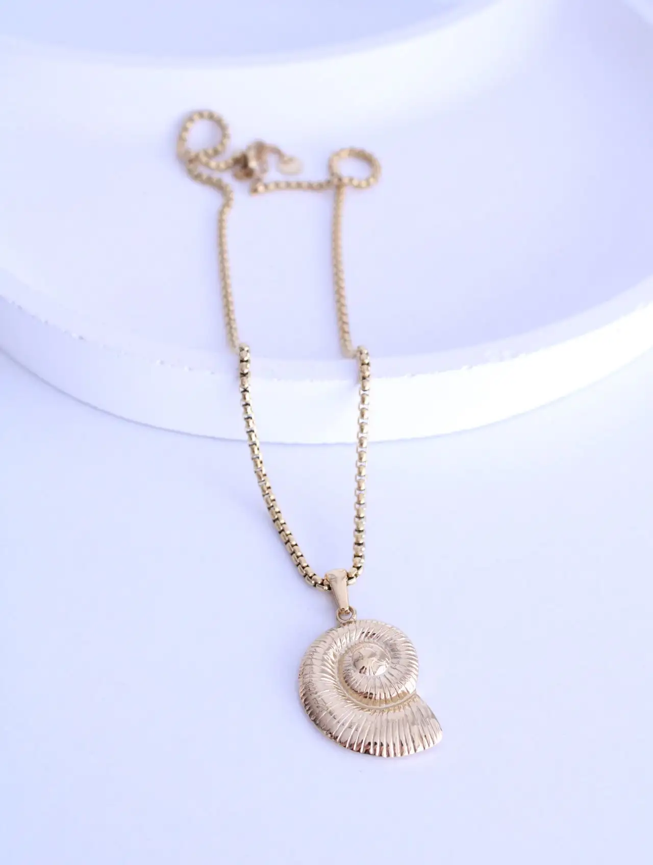 Collar Caracola Dorado - Imagen 4