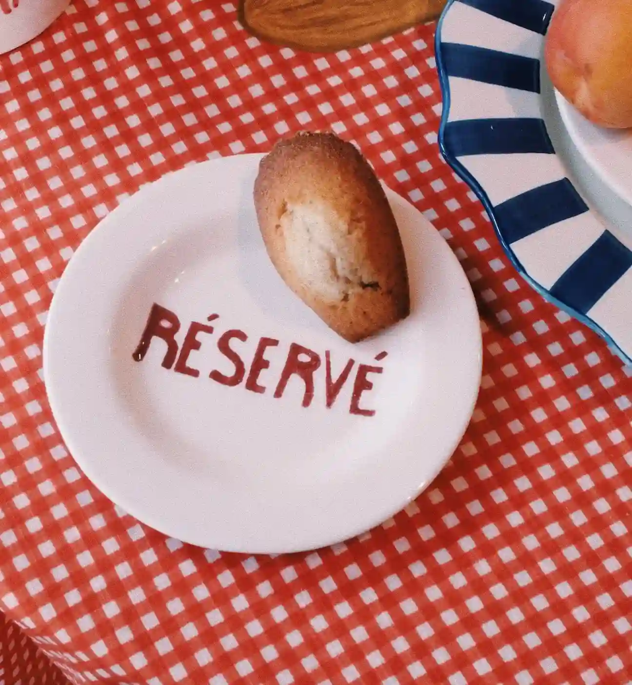 Platillo postre o pan Réservé