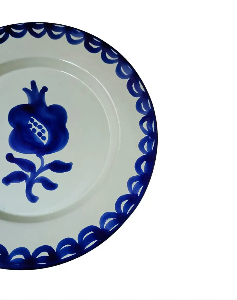 Plato de postre Fajalauza azul - Imagen 2