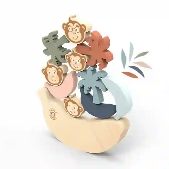 Juego de equilibrio madera Speedy Monkey