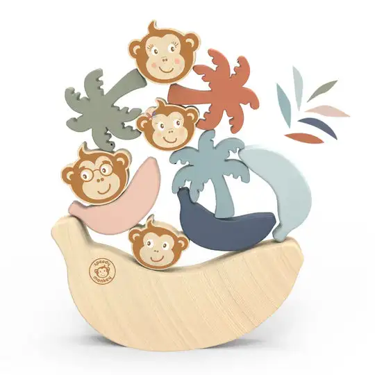 Juego de equilibrio madera Speedy Monkey - Imagen 3