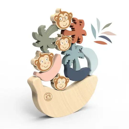 Juego de equilibrio madera Speedy Monkey - Imagen 4