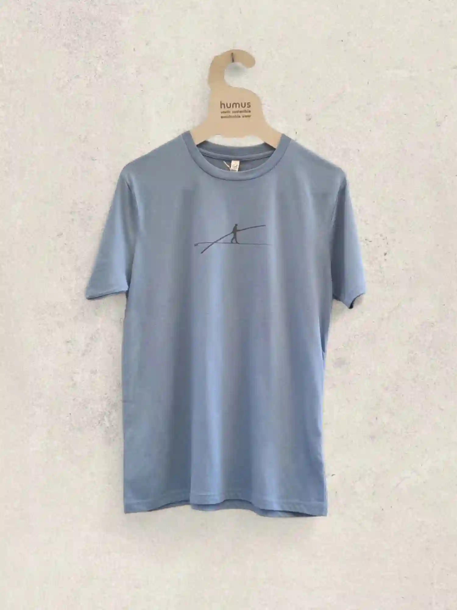 Camiseta Equilibrista - Azul denim