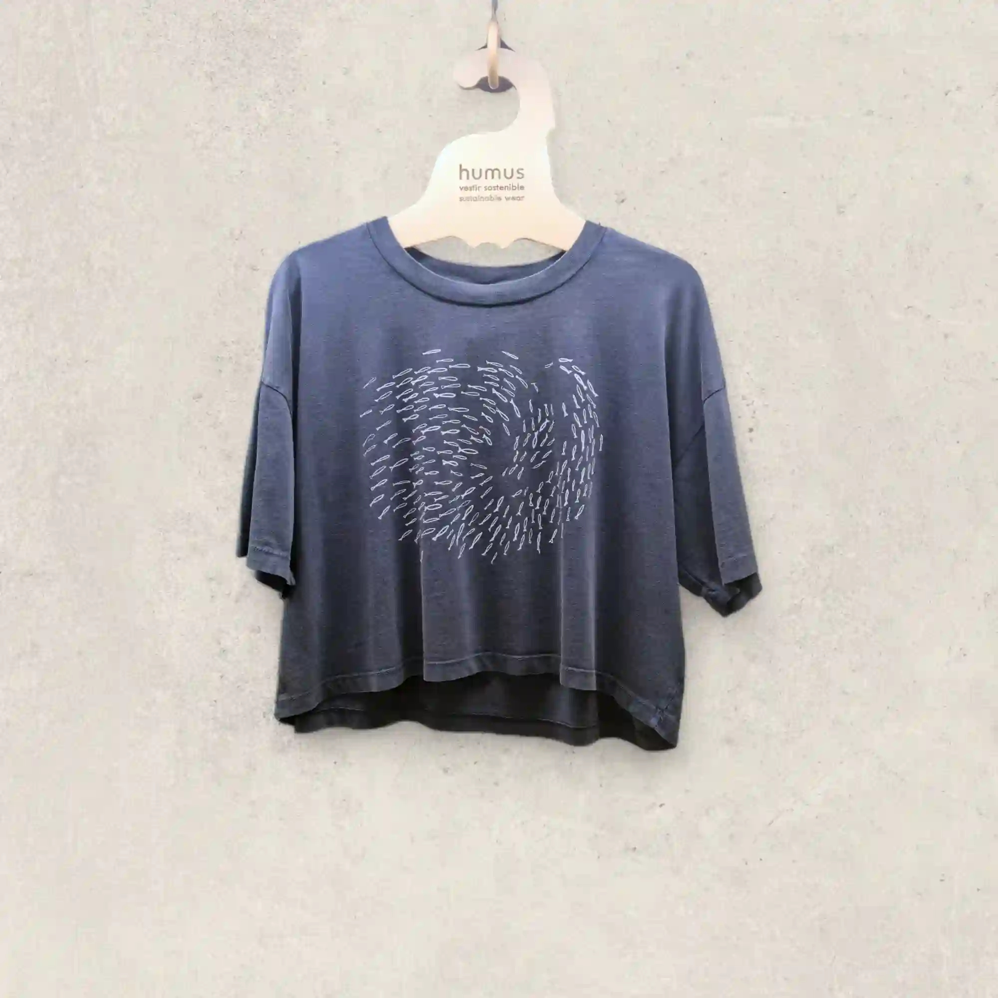 Camiseta Crop - Peces