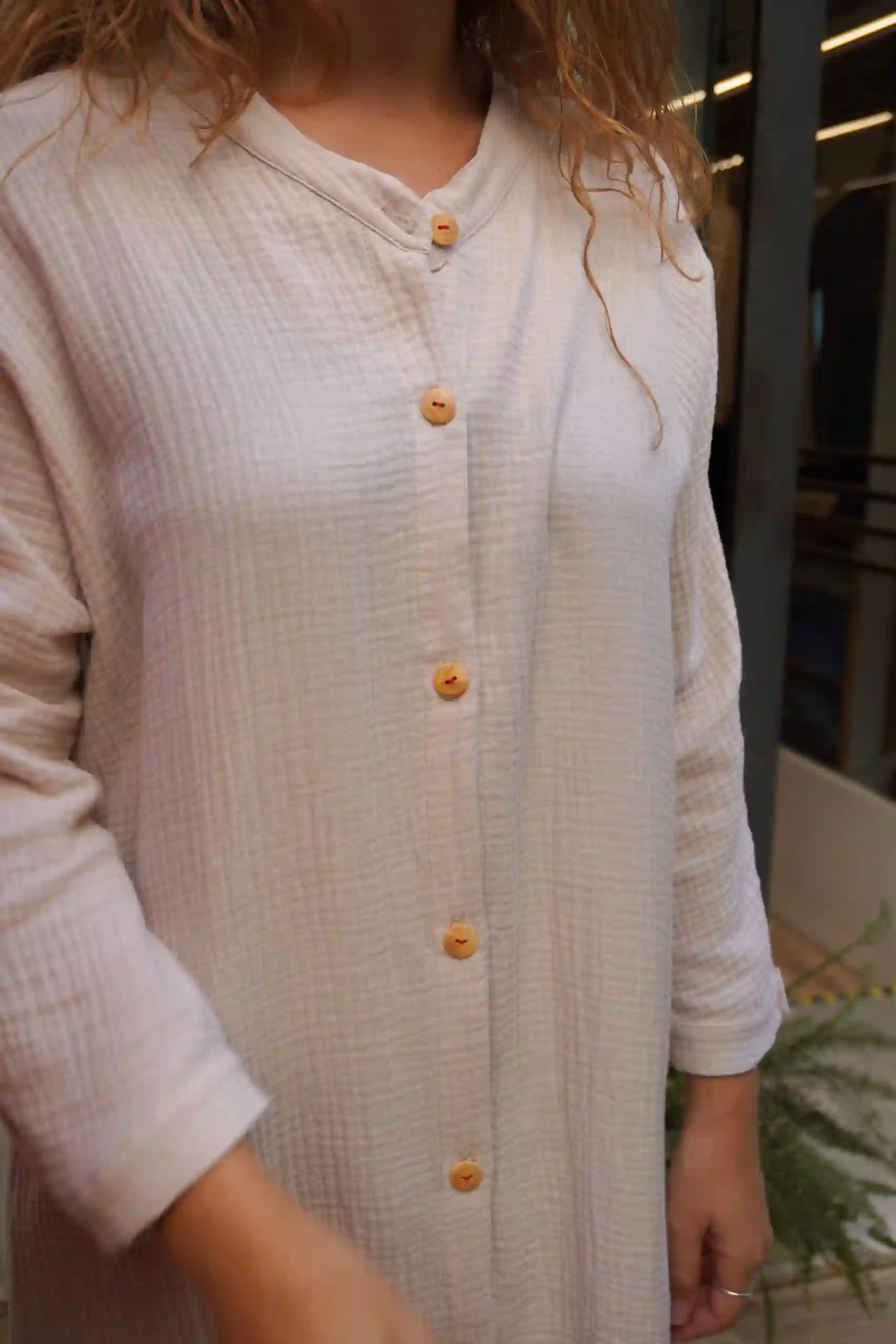 Vestido camisero - Muselina