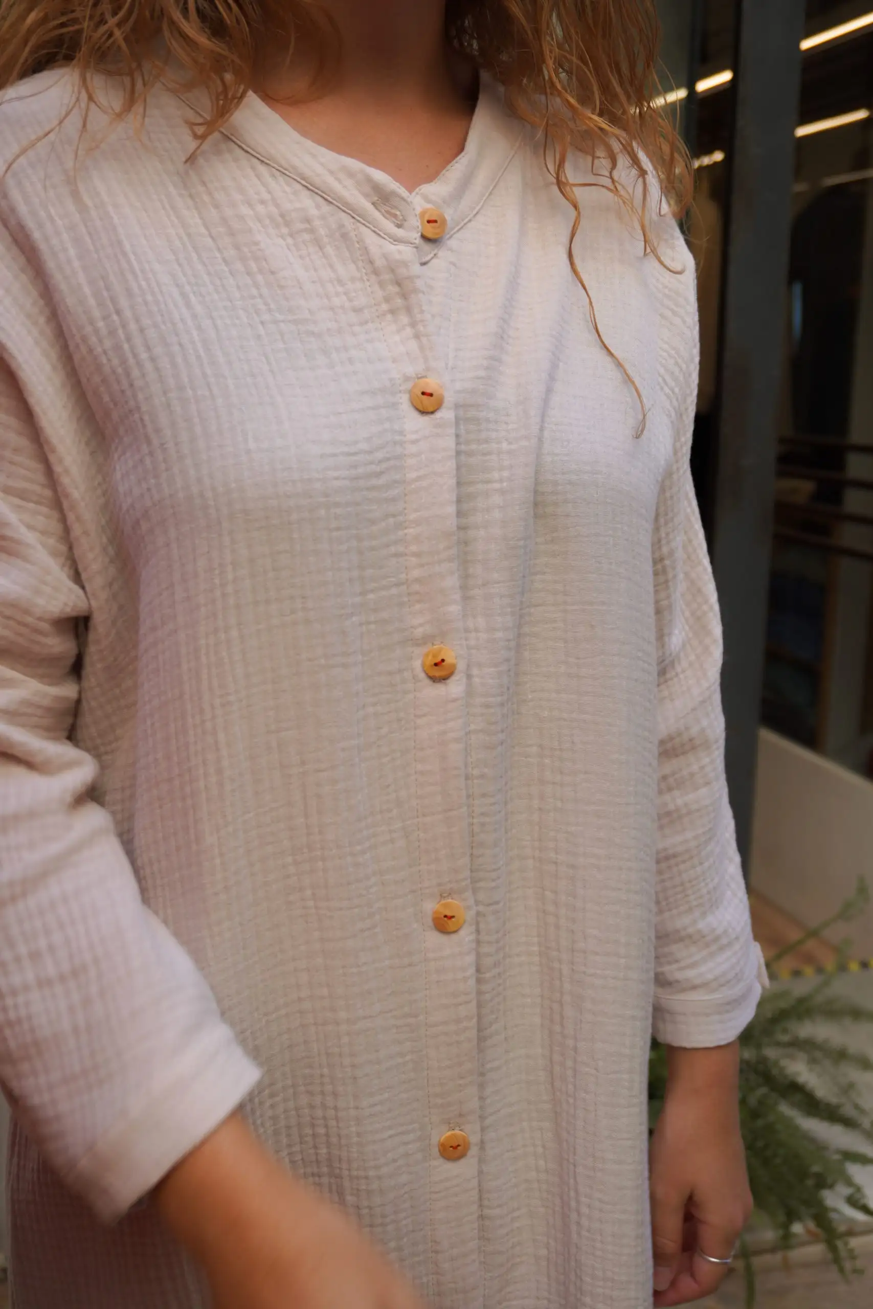 Vestido camisero - Muselina