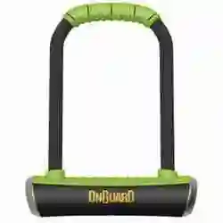 Candado U Onguard Pitbull  E-Bike 230 Mm - 14 Mm Negro/Verde para bicicleta eléctrica