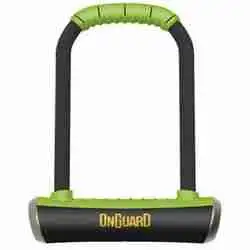 Candado U Onguard Pitbull E-Bike 230 Mm - 14 Mm Negro/Verde para bicicleta eléctrica