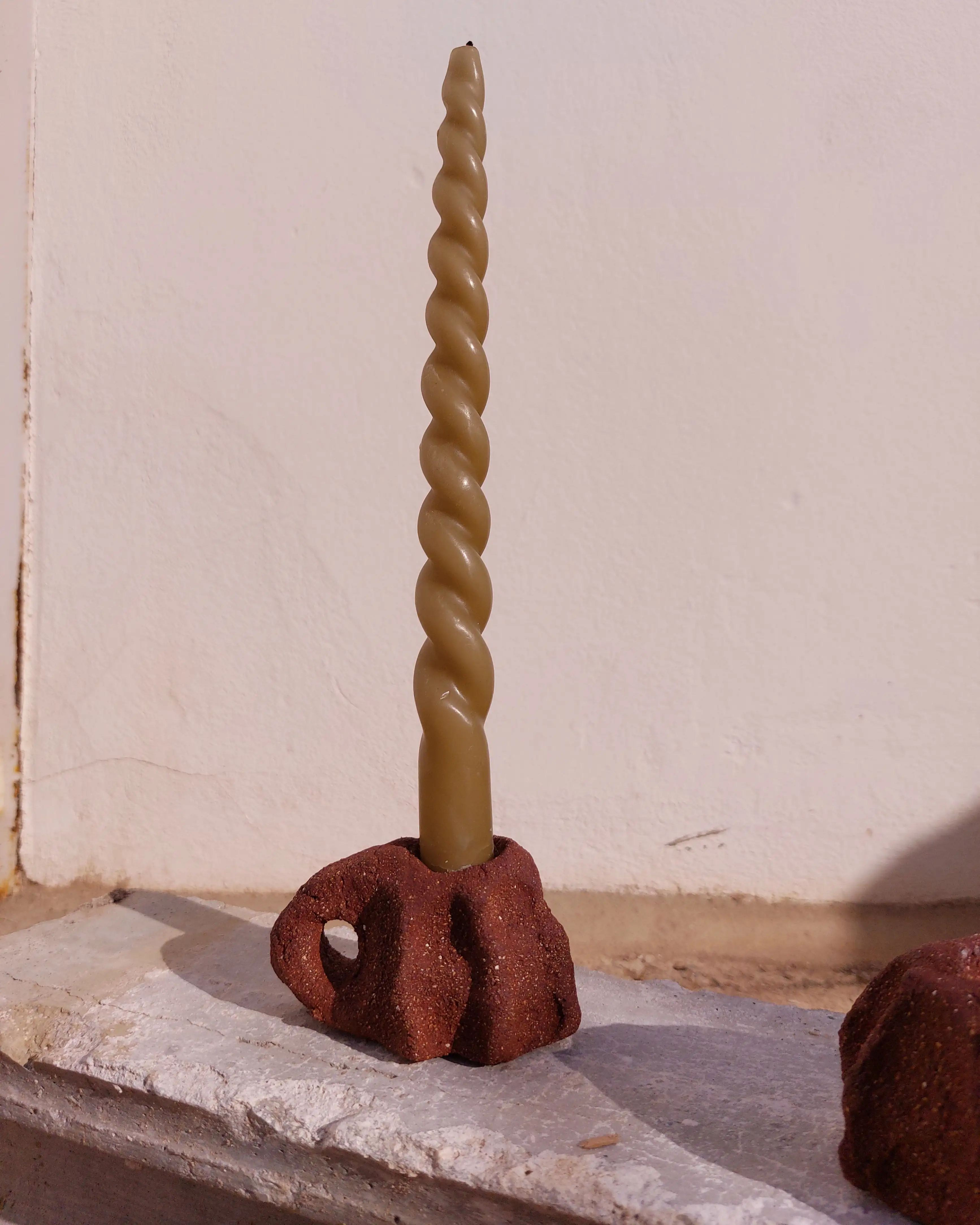 Portavelas cerámica artesanal de Asterisque - Imagen 2