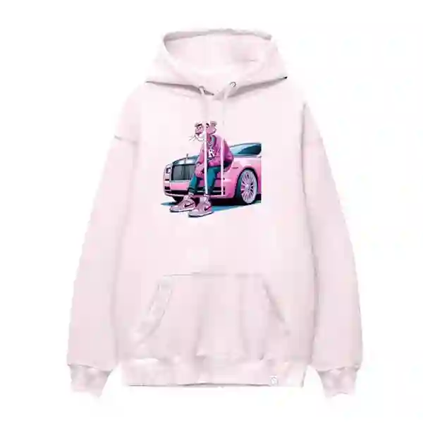 Sudadera TyS pink rolls