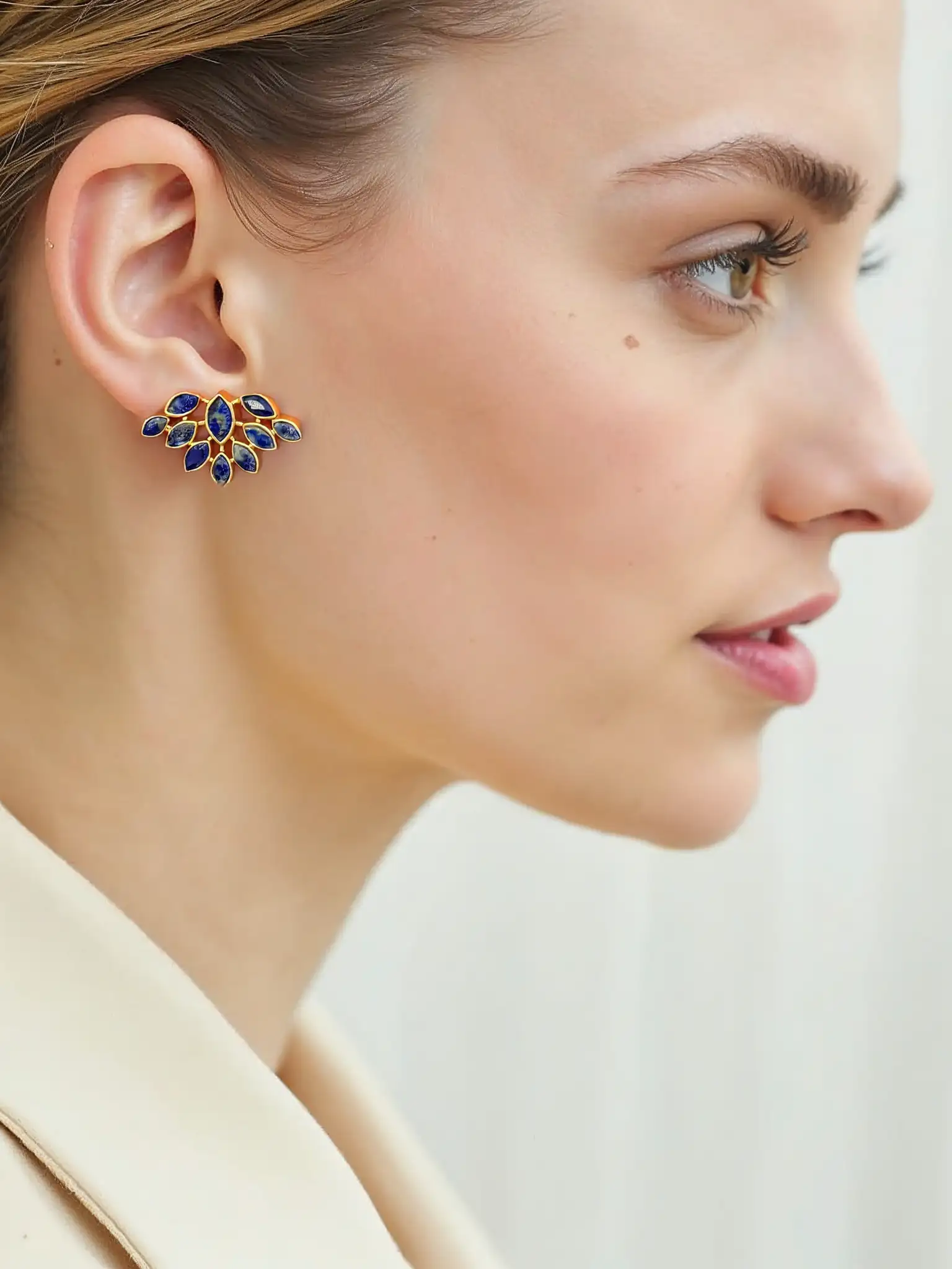 Fatima Lapislazuli earrings - Image 2