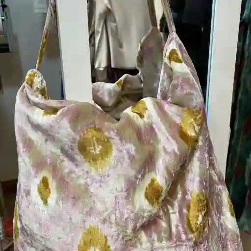 Bolso mega Mercia ikat rosa