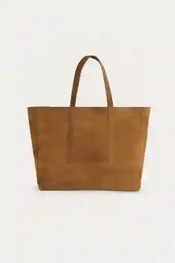 Bolso suede marrón