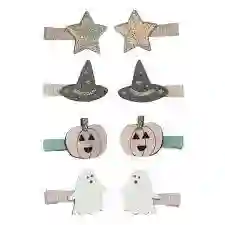 Horquillas mini clips halloween
