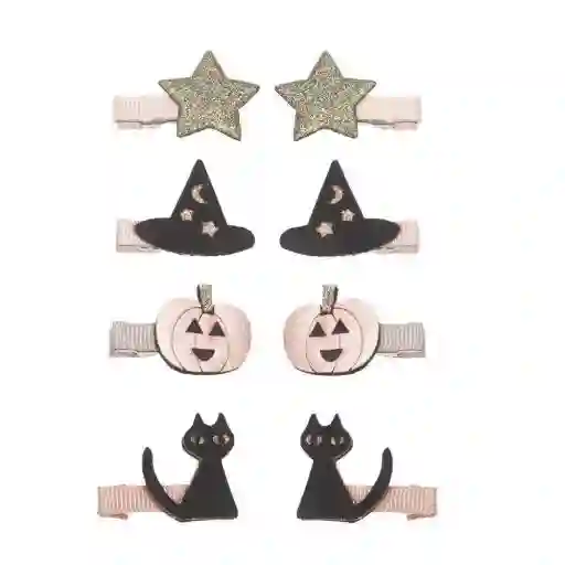 Horquillas halloween mini clips