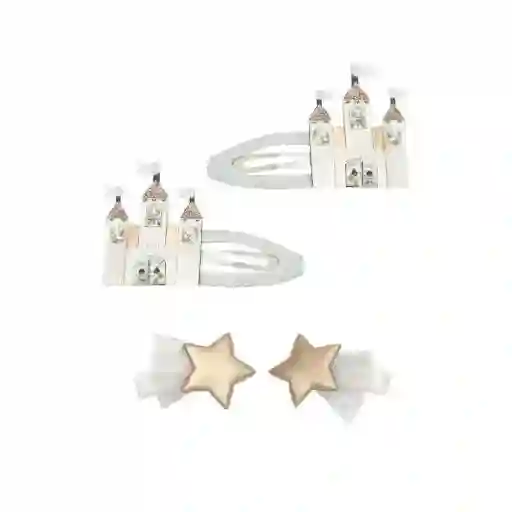 Horquillas castillo y estrellas