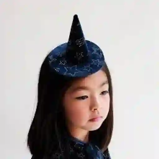 Diadema disfraz sombrero verde azulado