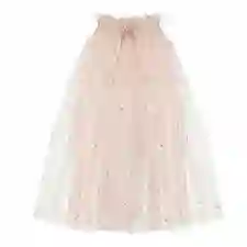 Disfraz capa estrellitas rosa
