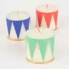 Pequeñas velas tambor