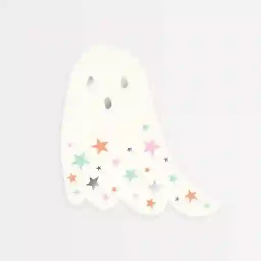 Servilletas con forma de fantasma y estrellitas