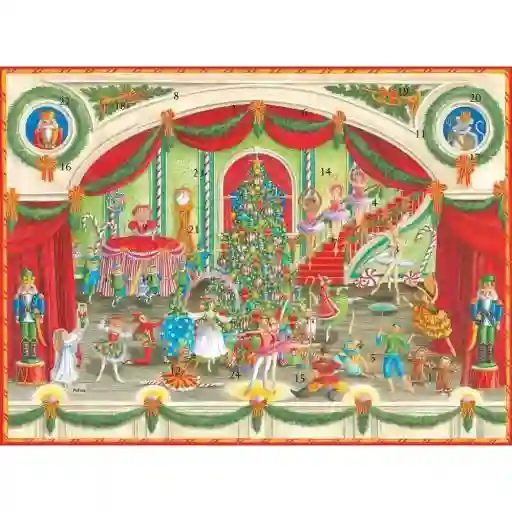 Calendario de adviento ballet de navidad cascanueces