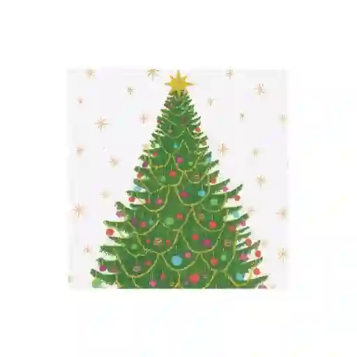 Servilletas cocktail árbol de navidad