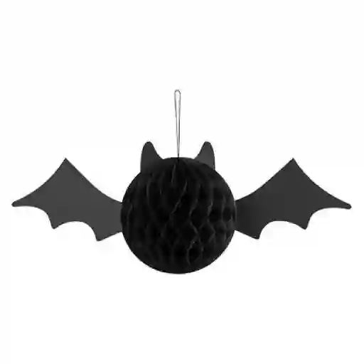 Decoración murciélago panal de abeja