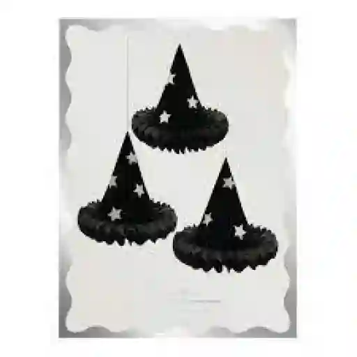 Sombreros colgantes para decoración de panal de abeja