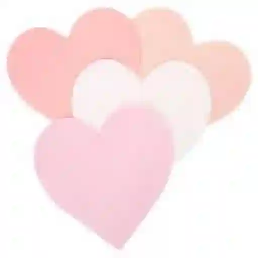 Servilletas corazones grandes
