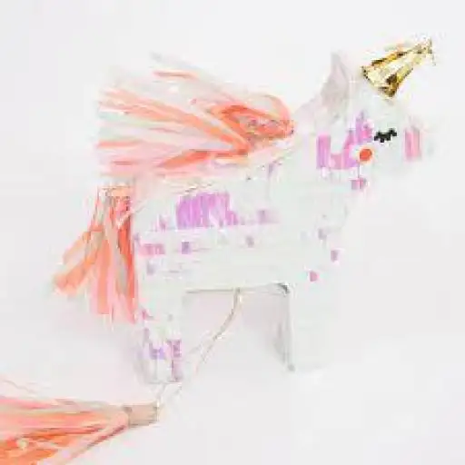 Mini piñata de unicornio
